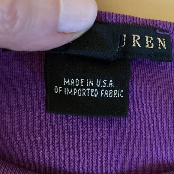 Ralph Lauren NWOT Black Label Big Pony in Metallic Gold. Short sleeve. Size S. - Picture 5 of 6